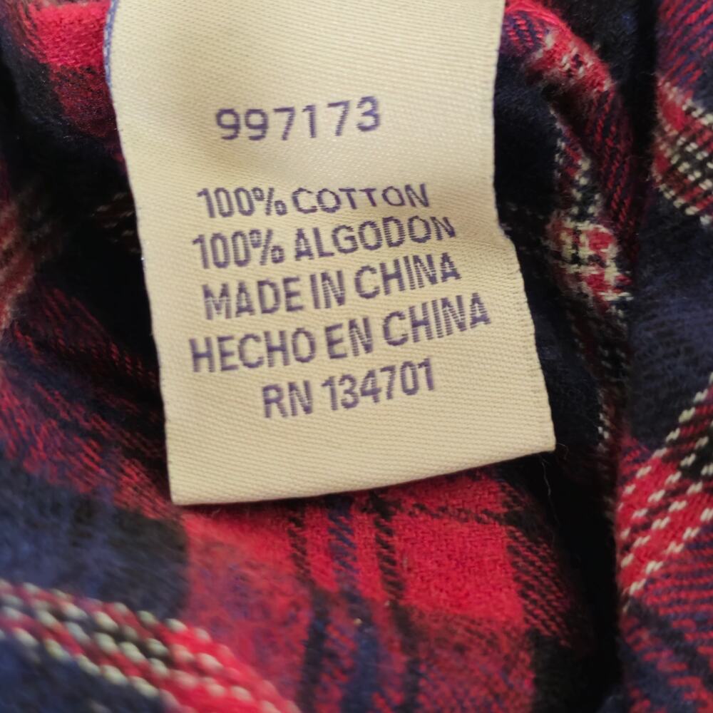 Boston Trader Carpenter Flannel Lined Blue Jeans Tag 40x30 Insulated - Picture 11 of 12